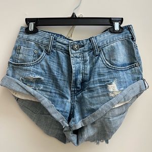 One Teaspoon Bandits Destroyed Denim